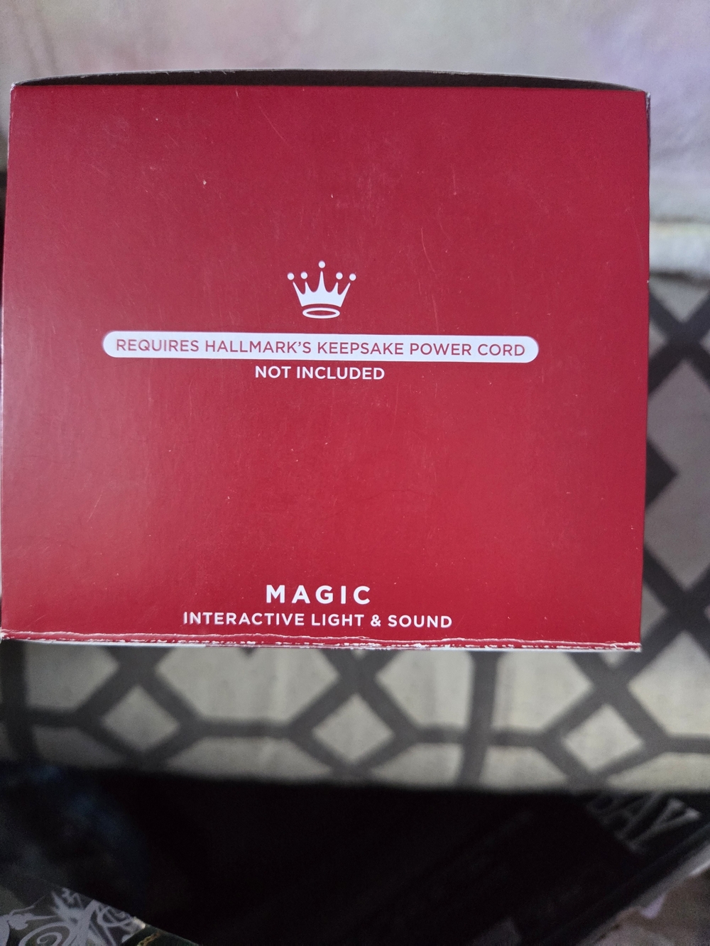 Hallmark white and black Haunted Mansion Keepsake Ornament Box Back - Picture 3 of 3